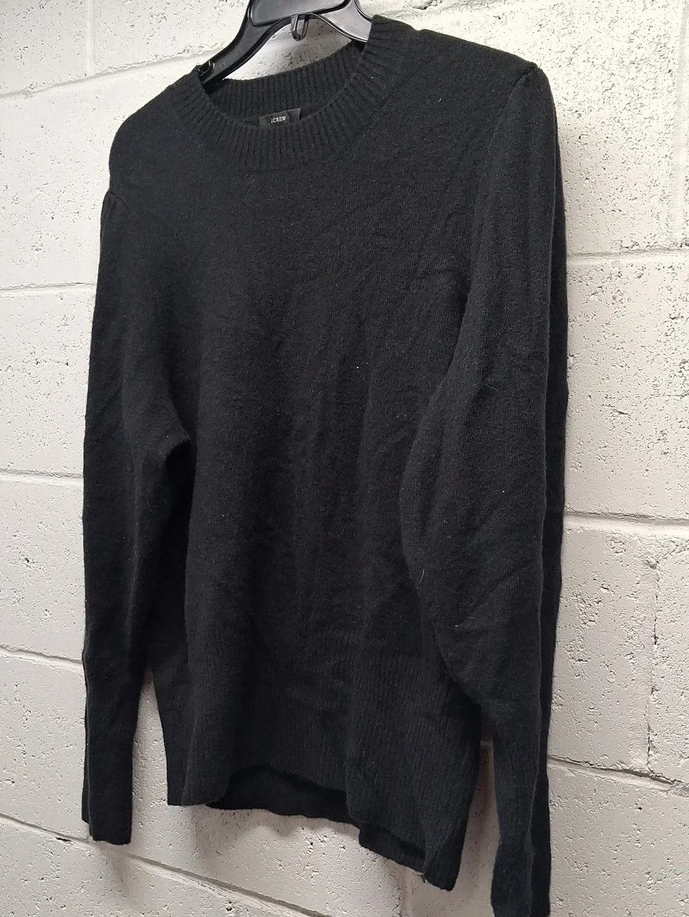 J. Crew Black Crewneck Sweater - Classic Knit